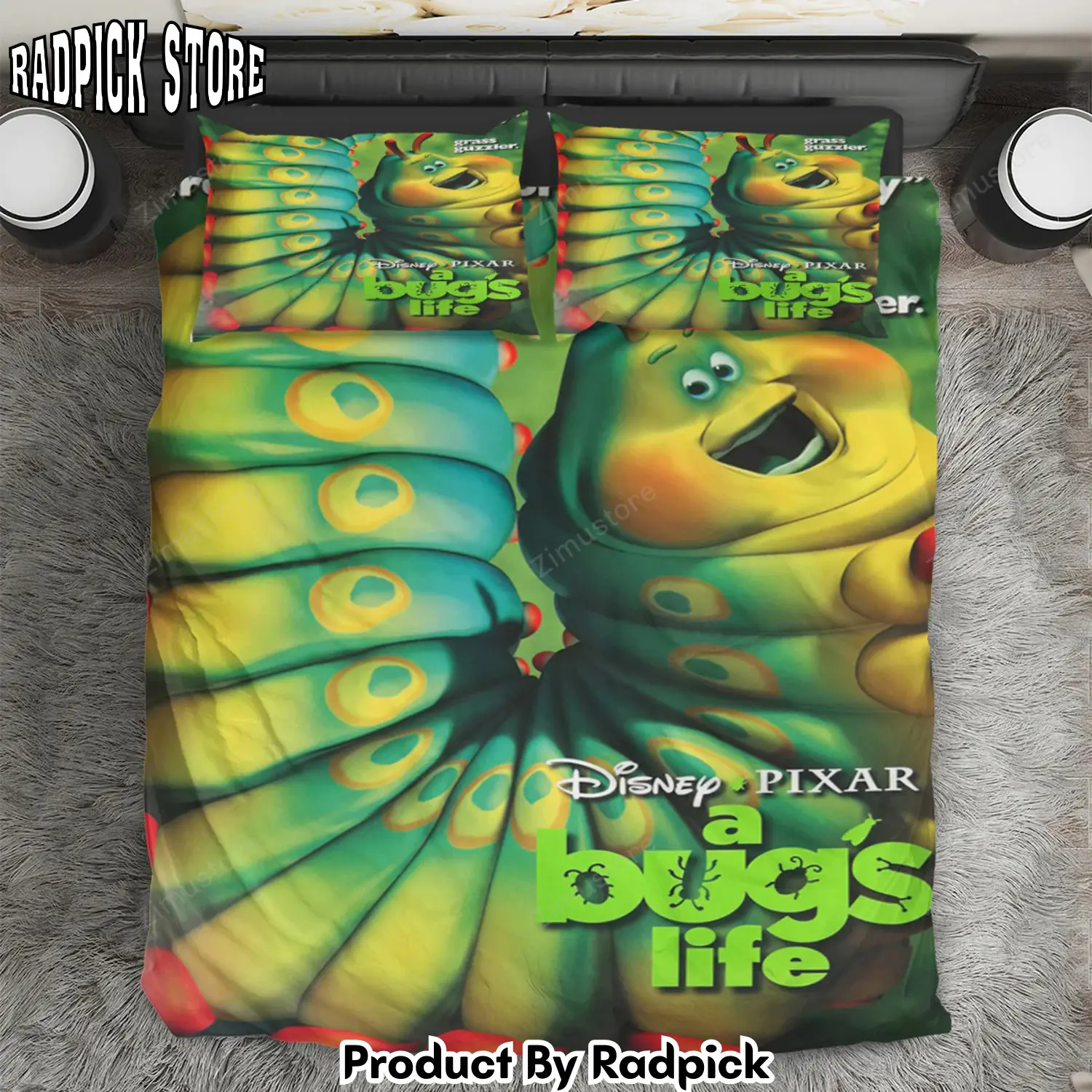 Radpick a bugs life poster 9 3pcs 3pcs bedding set duvet cover and pillow cases gift for fan rp3278925